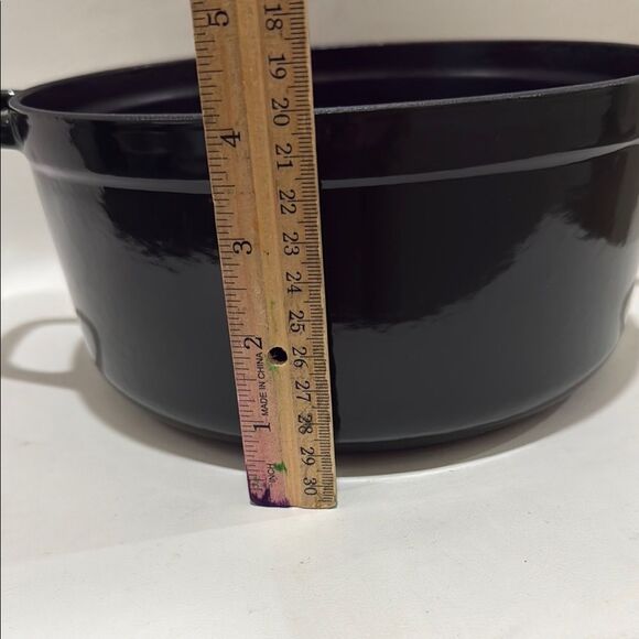 Parini 3 Qt Cast Iron Dutch Oven Green Black Enameled Nonstick Durable Cookware - Picture 14 of 15